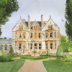 Castle Leslie – Print (Back of Castle)